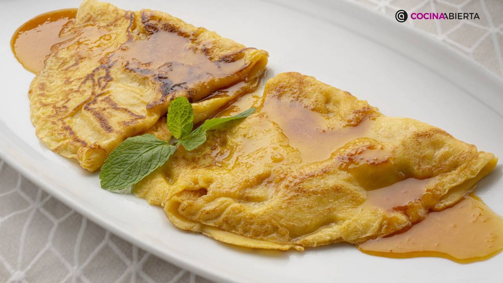 Crepes caramelizados a la naranja 