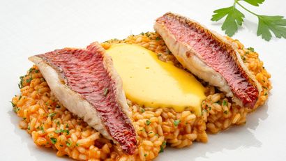 Arroz con salmonetes, receta de Karlos Arguiñano