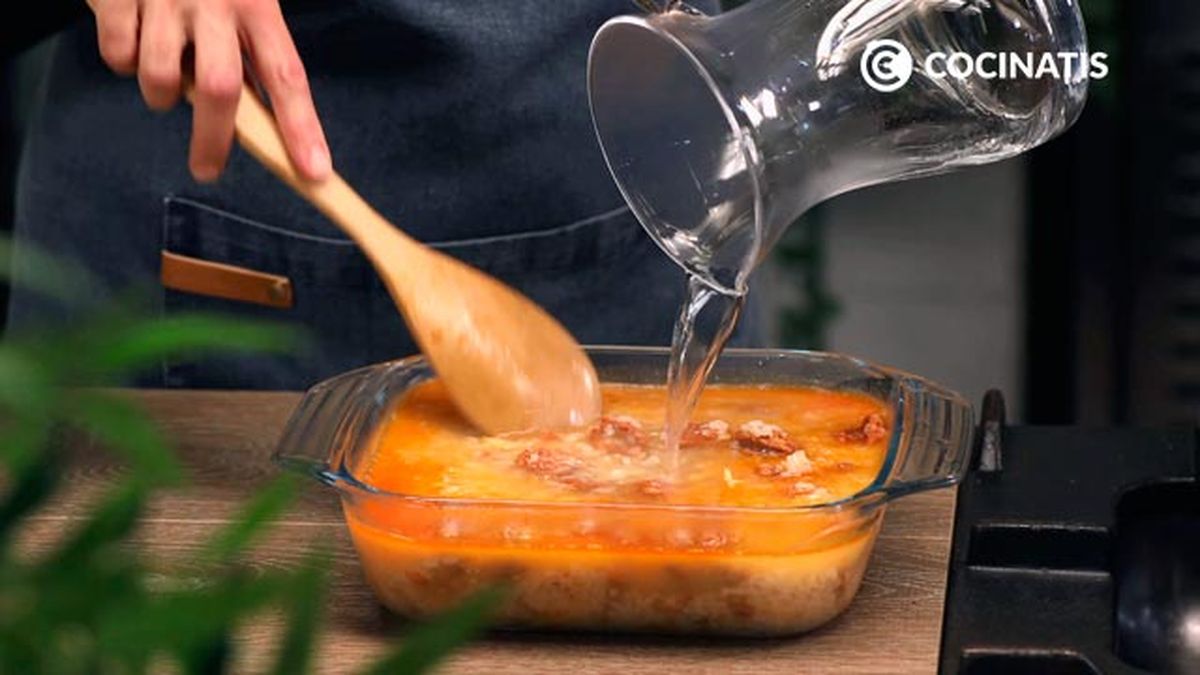 Receta de arroz con chorizo al horno  paso 4