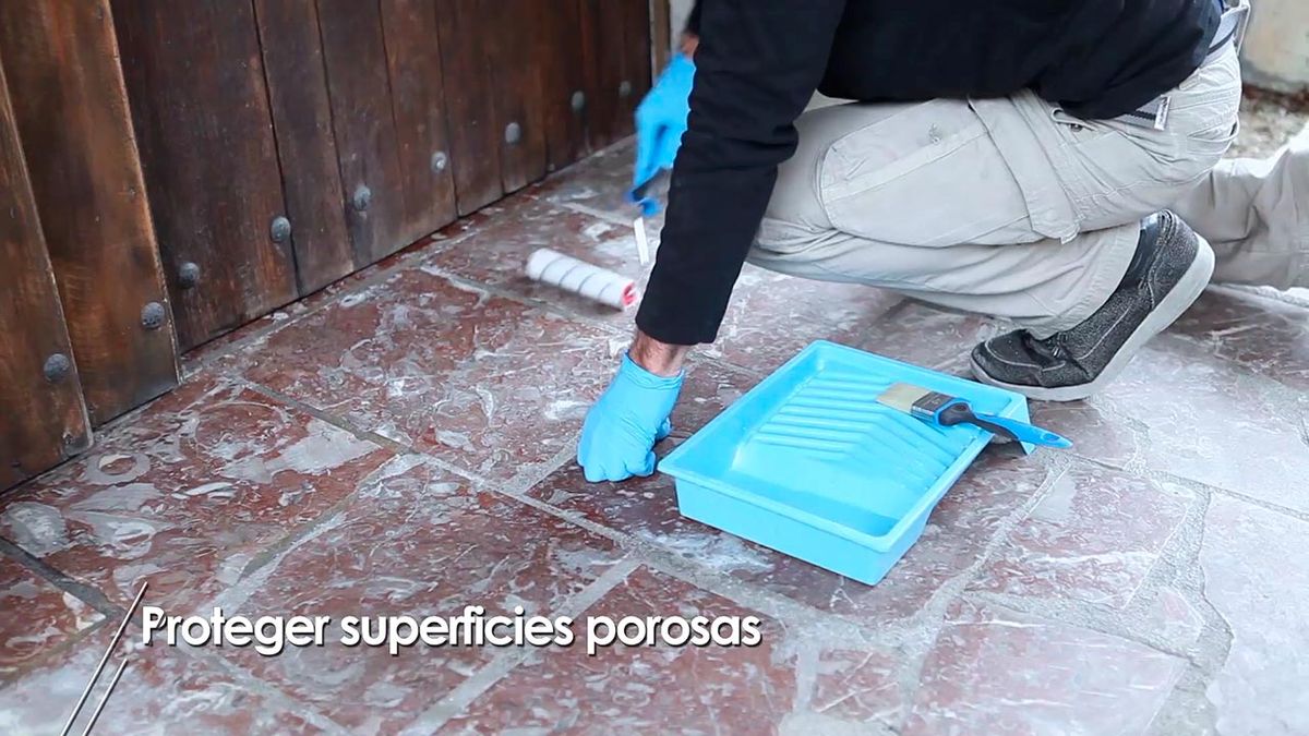 Como proteger superficies porosas paso 7