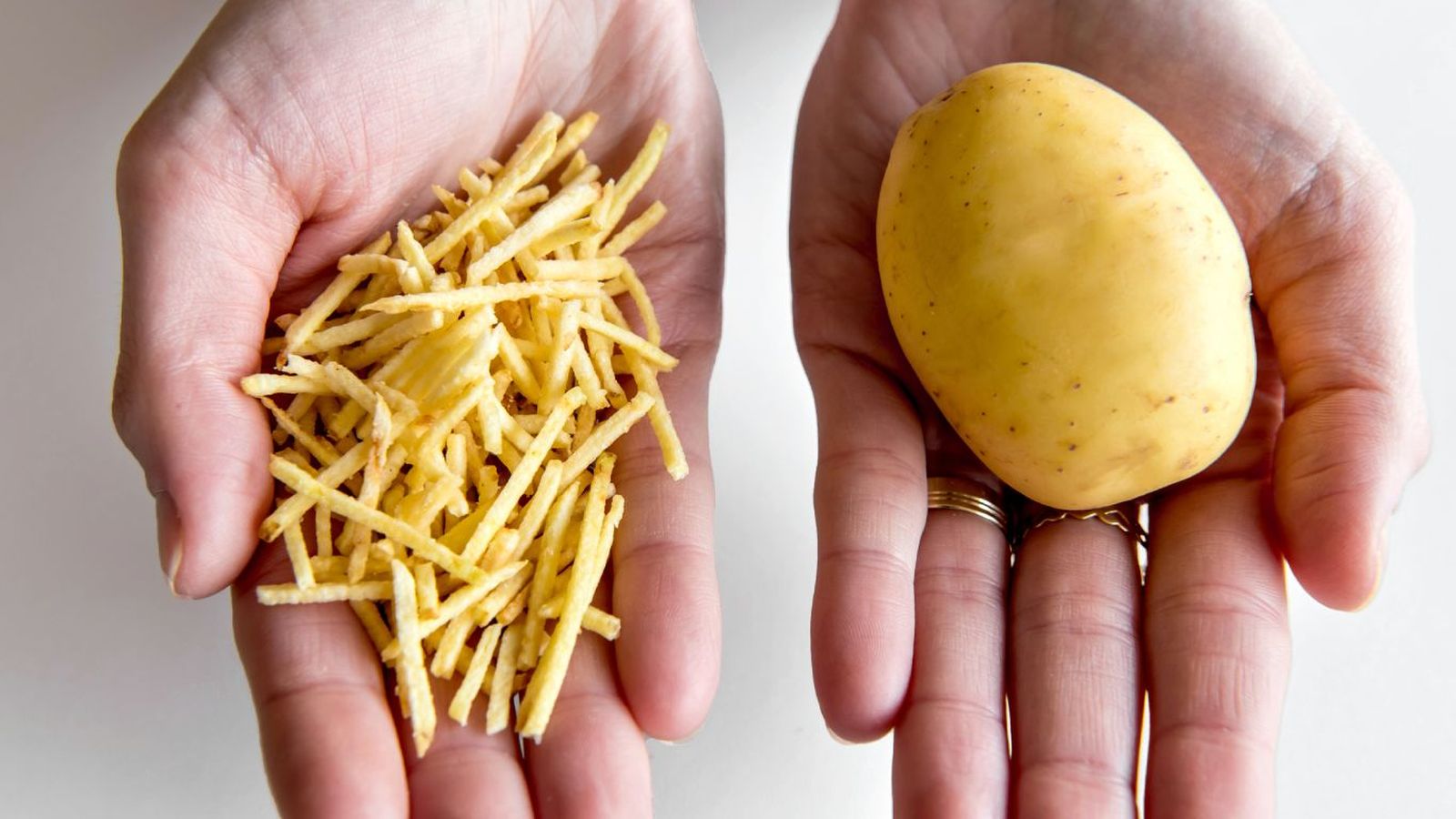Patatas paja Patatas paja