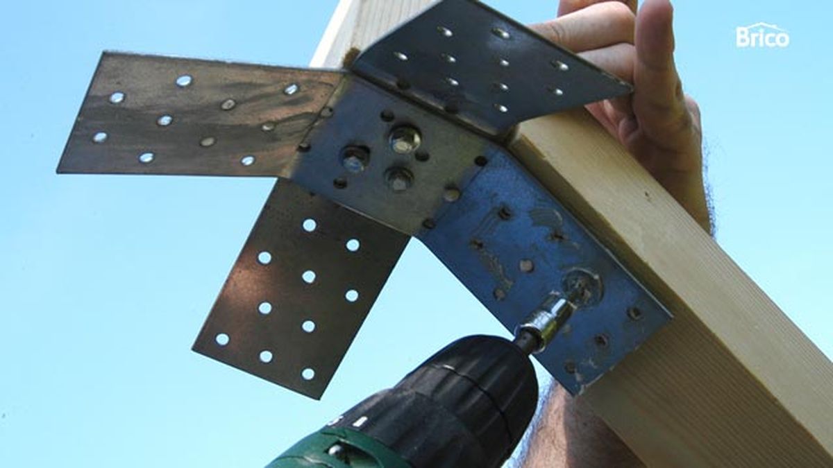 Construir un cenador paso 11