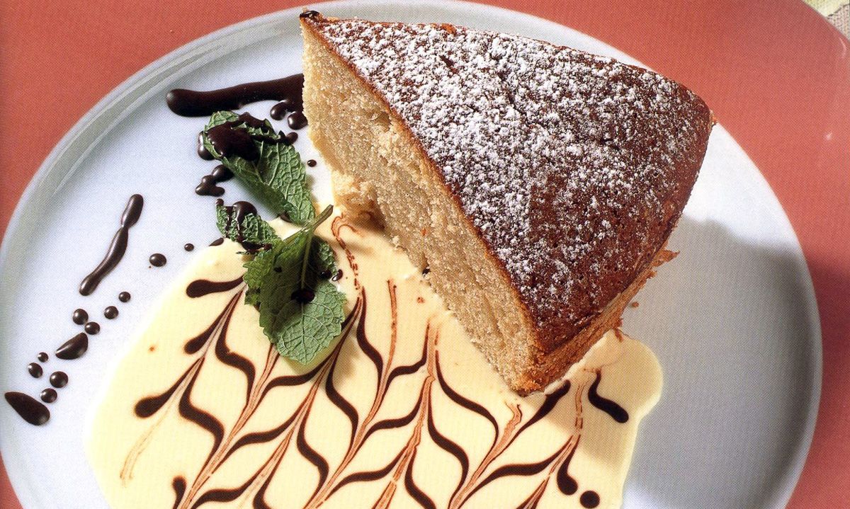 Torta de vainilla y canela