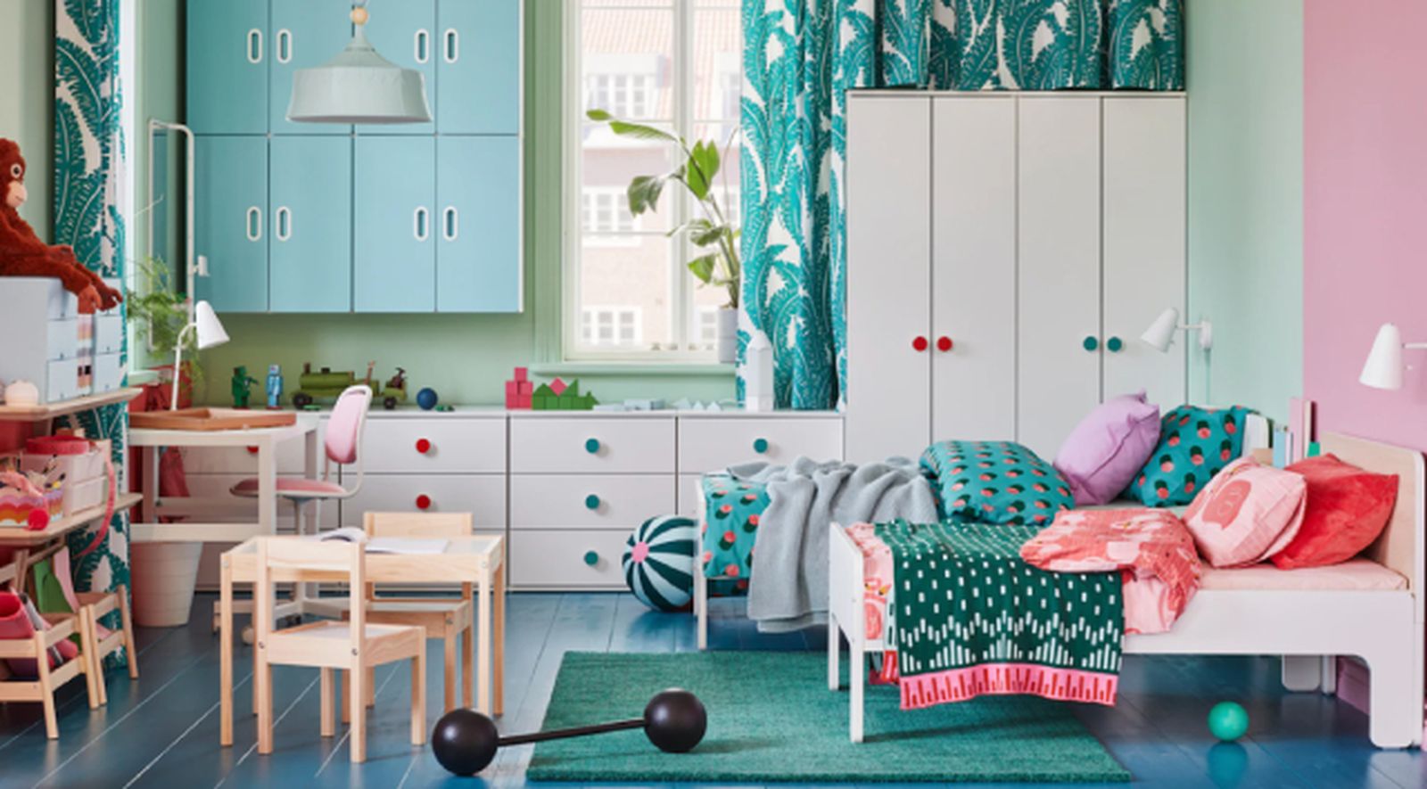 Dormitorios infantiles compartidos soluciones para disponer las camas en las habitaciones pequeñas 3 Dormitorios infantiles compartidos soluciones para disponer las camas en las habitaciones pequeñas 3