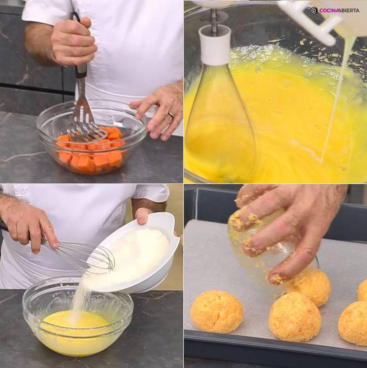 coquitos calabaza pasos