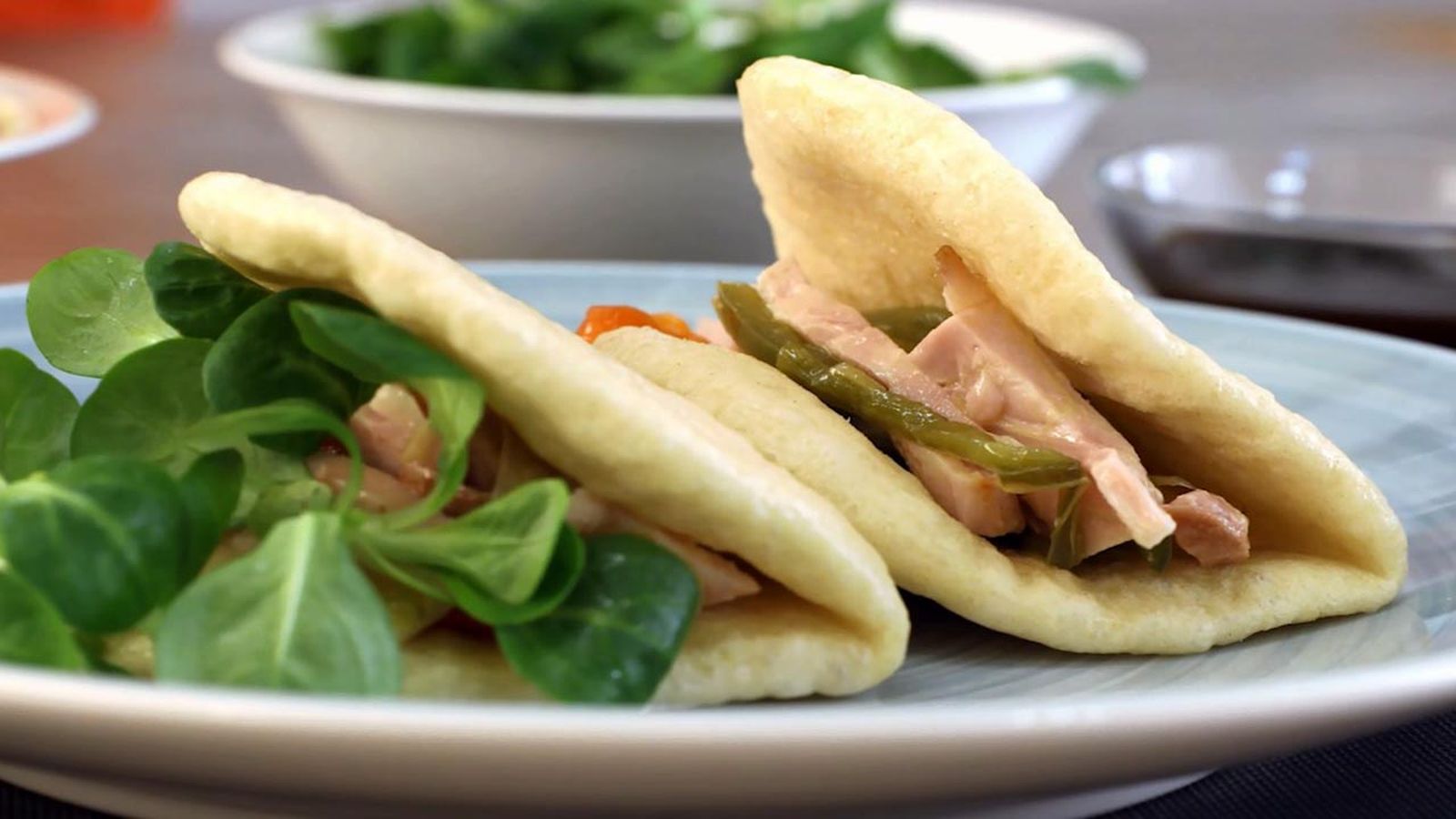 Receta de pan bao, bollitos de pan asiáticos al vapor paso 7 Receta de pan bao, bollitos de pan asiáticos al vapor paso 7