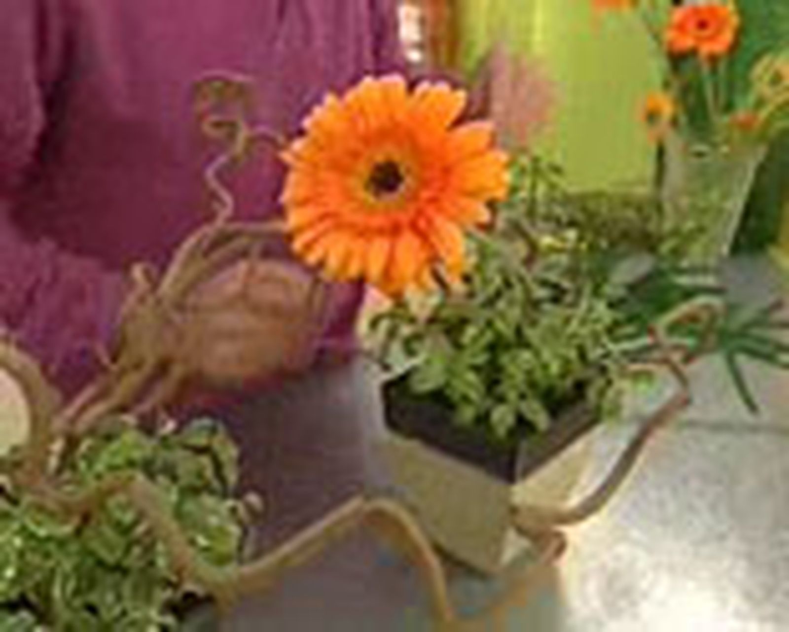 DEKO_ARTE_FLORAL_020_Centro floral de gerberas y ramas de avellano p4 DEKO_ARTE_FLORAL_020_Centro floral de gerberas y ramas de avellano p4