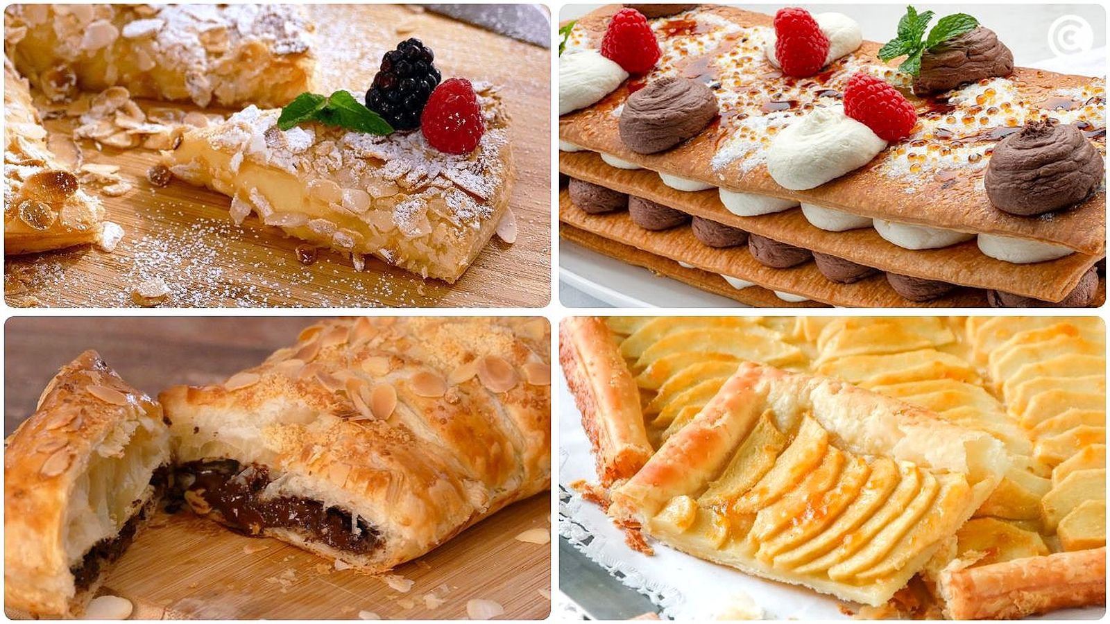 Recetas con hojaldre dulces