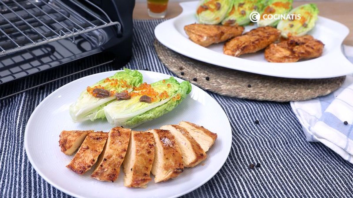 Servimos el pollo a la parrilla