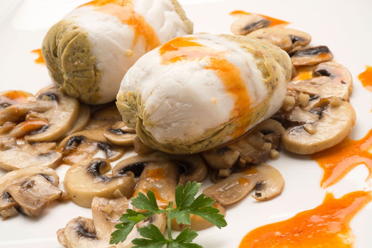 5361 Bolas de merluza con champiñones al ajillo (745) xl