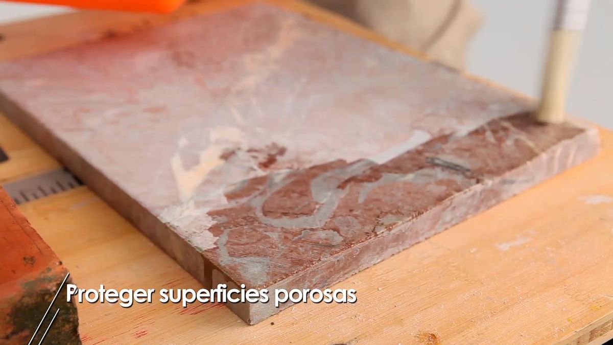 Como proteger superficies porosas paso 3