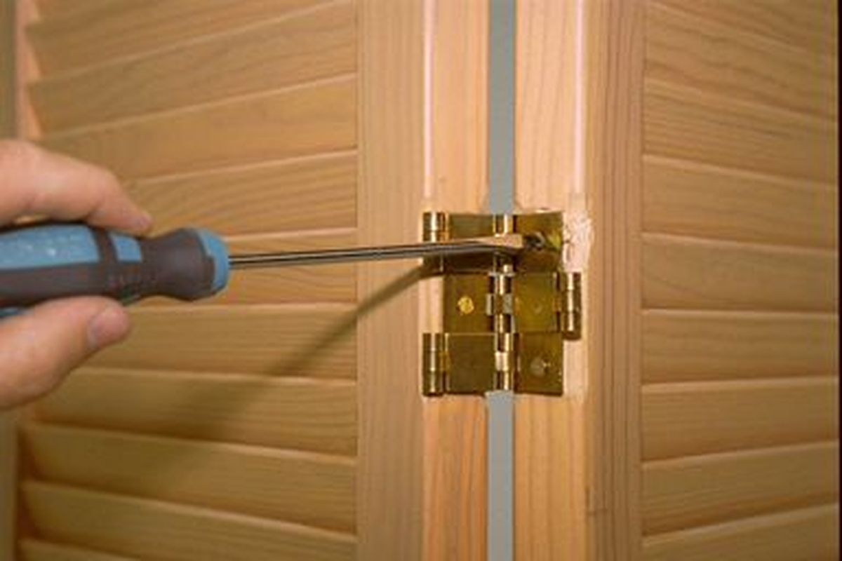 Reparar bisagra de biombo paso 1