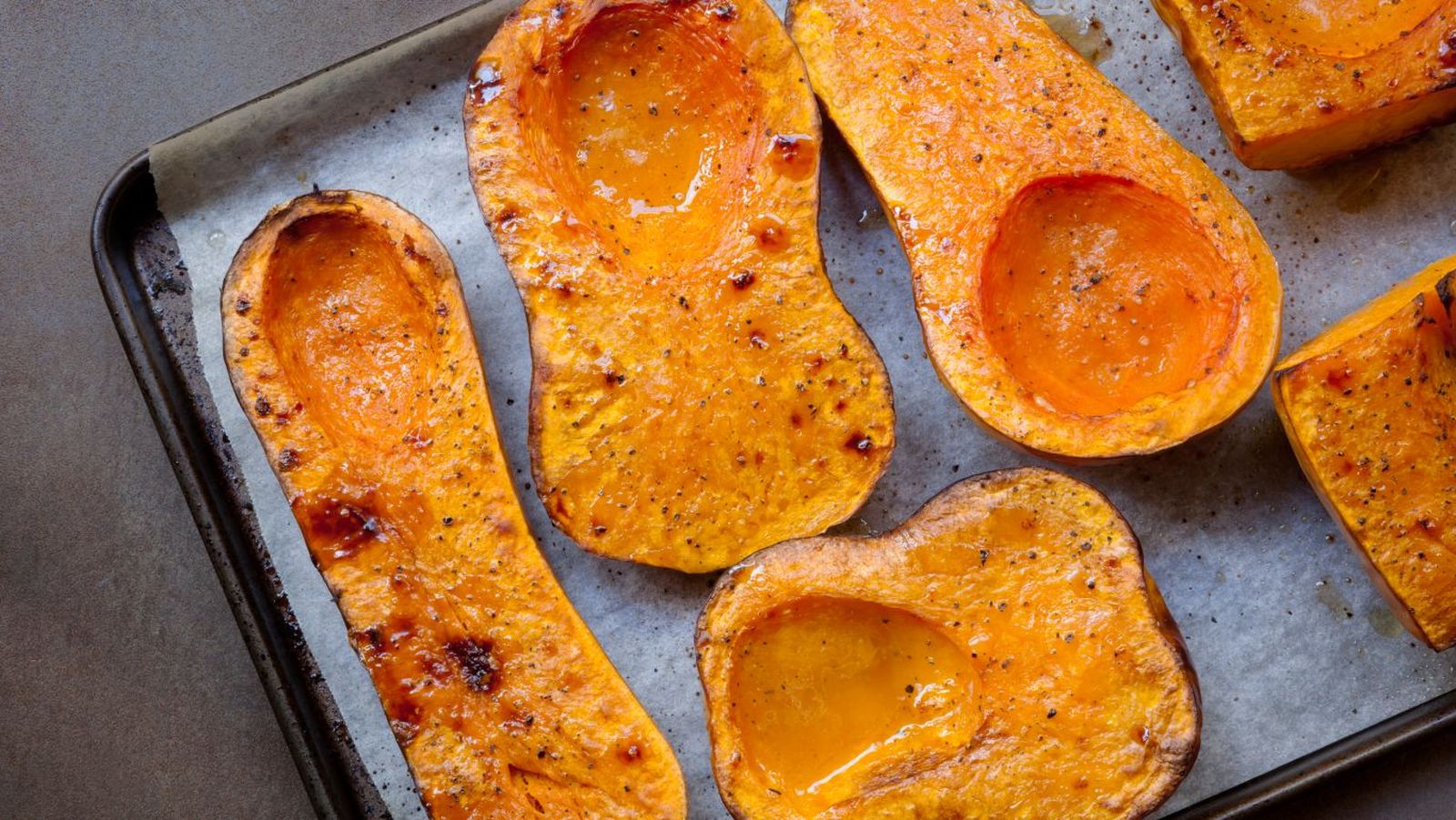 Calabaza asada al horno