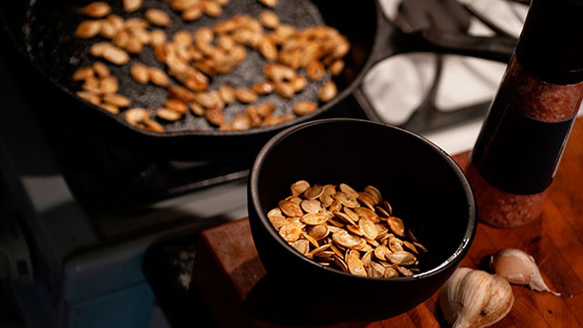 aprovechar pipas calabaza ideas recetas fritas