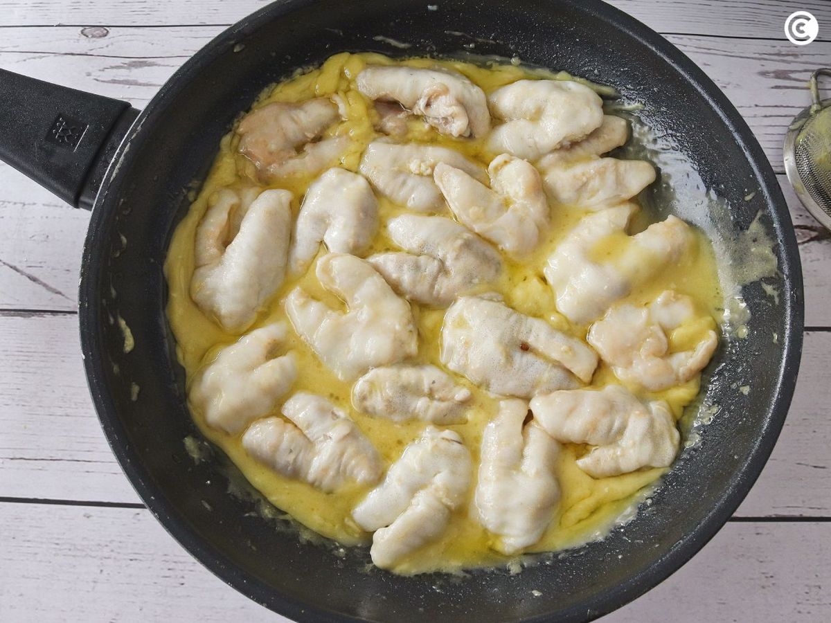 Cocinar las cocochas de bacalao en la salsa pil pil