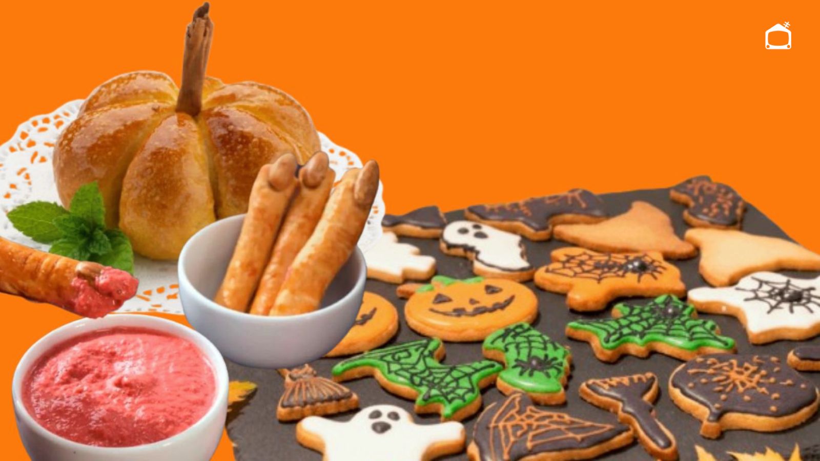 Una selección de recetas de Halloween: dedos de bruja, brioches de calabaza y galletas espeluznantes para que hagas en casa