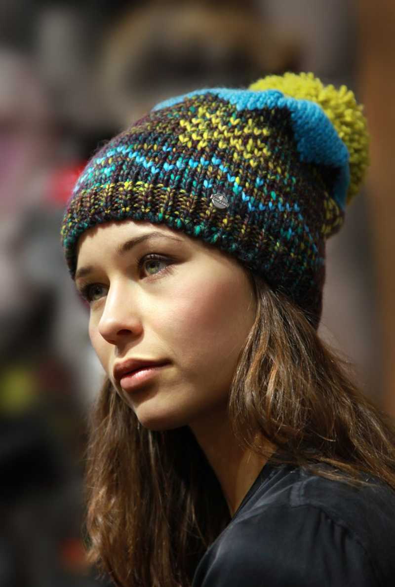 Gorro de lana estampado Gorro de lana estampado
