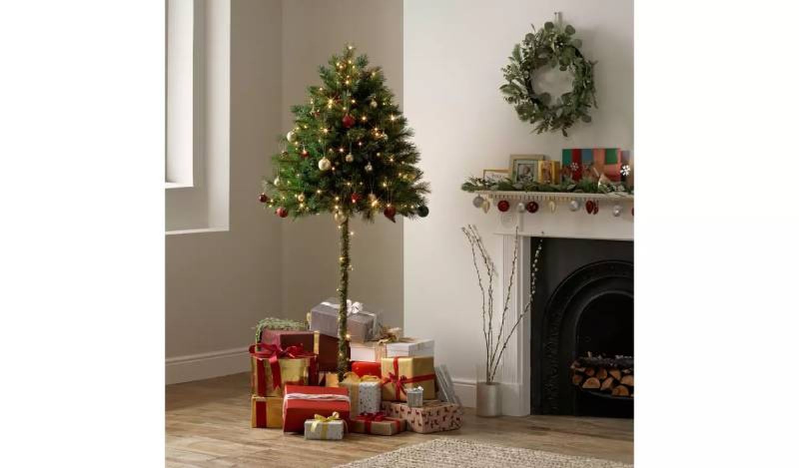 Habitat 6ft Half Parasol Christmas Tree. Habitat 6ft Half Parasol Christmas Tree.