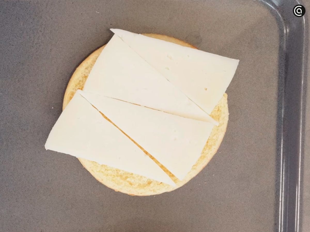 Hamburguesa con queso de cabra - paso 4