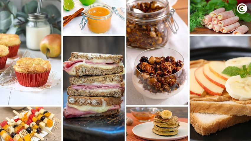 Meriendas saludables para niños