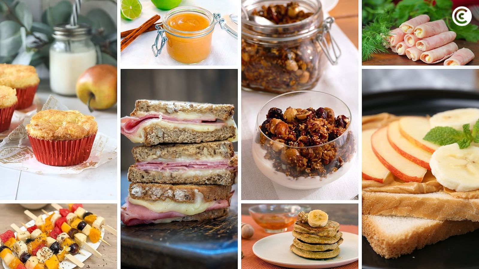 Meriendas saludables para niños