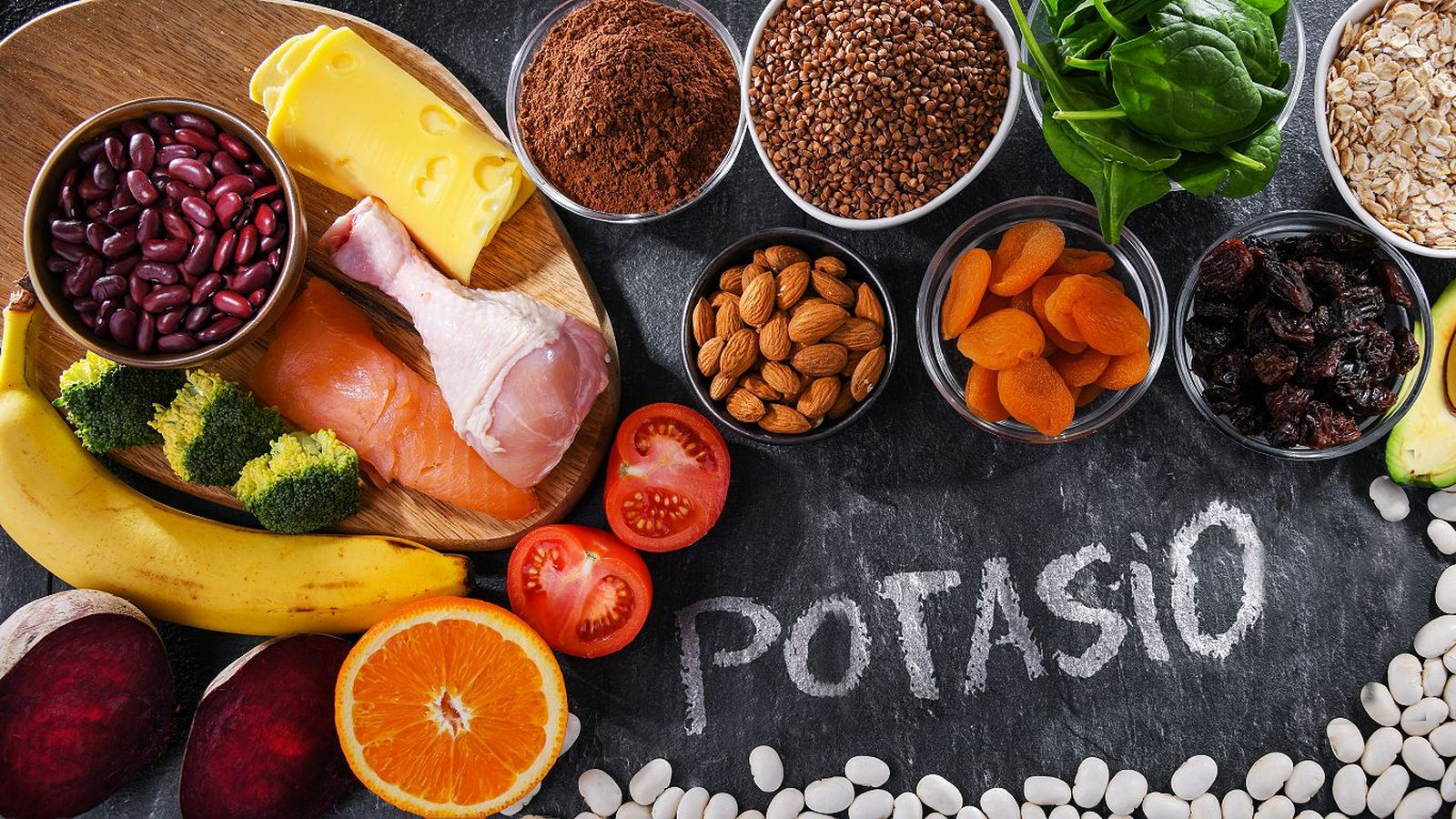 Alimentos ricos en potasio