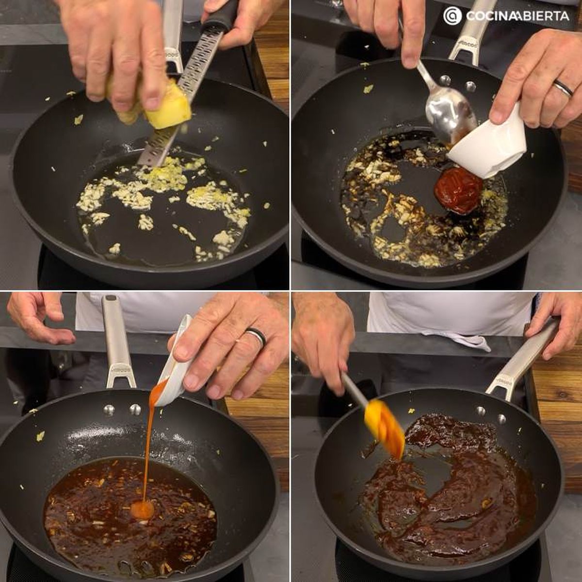 Preparación de la salsa coreana picante