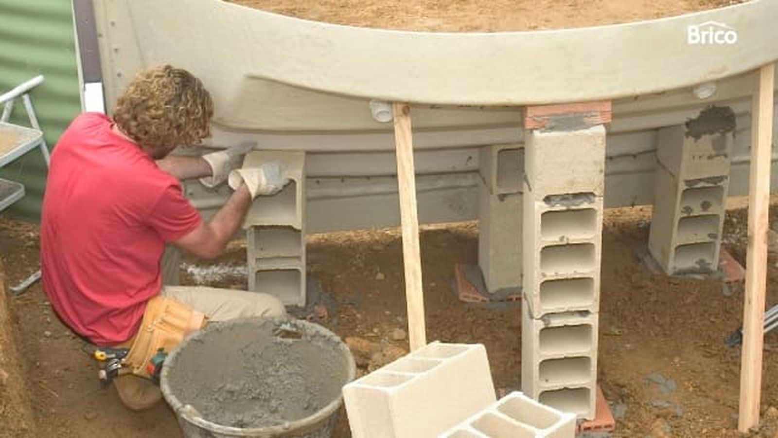 Brico 374 como hacer una piscina de obra paso 7 Brico 374 como hacer una piscina de obra paso 7