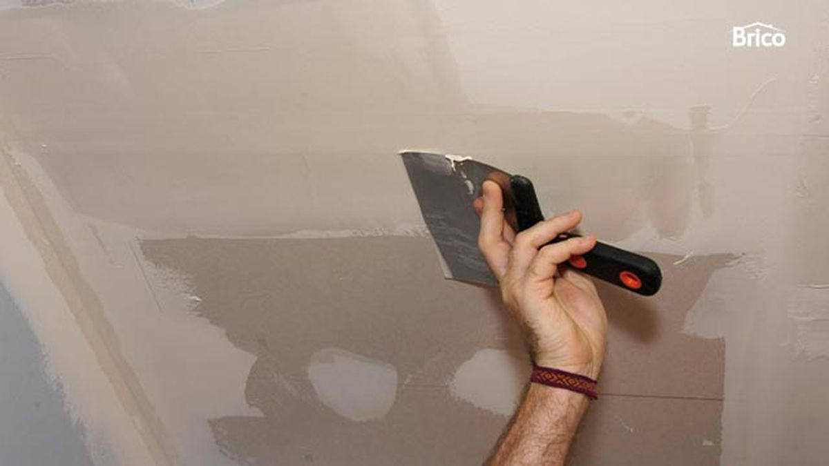 Techo de yeso laminado paso 17