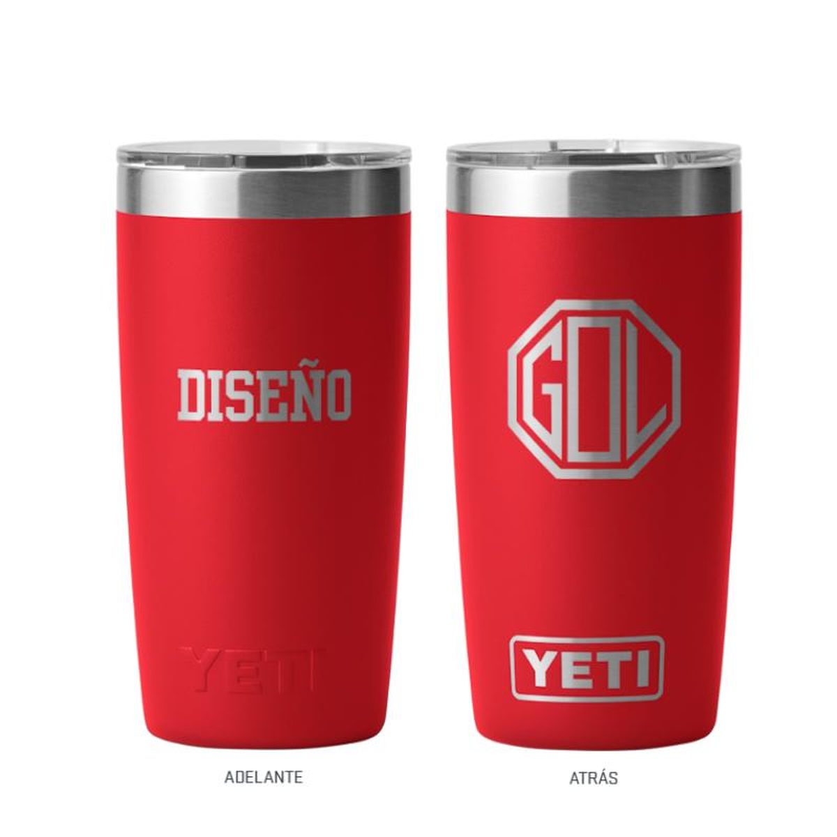 Yeti Rambler personalizado / Imagen: Yeti