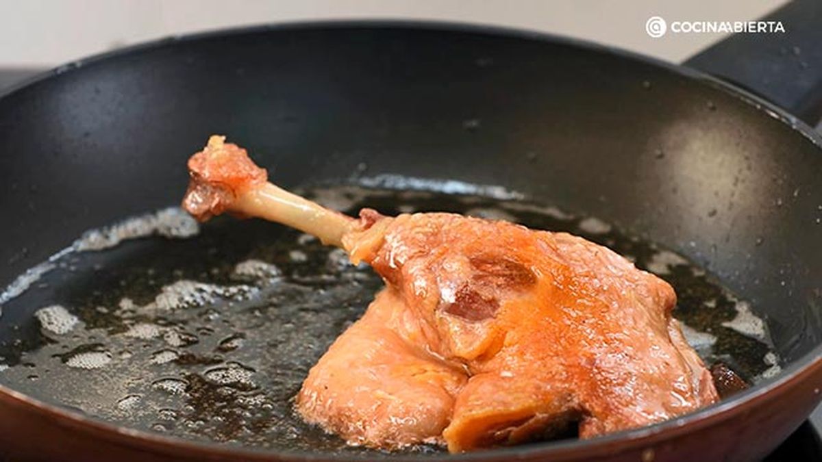 CTIS0933 receta garbanzos pato confitado paso 1