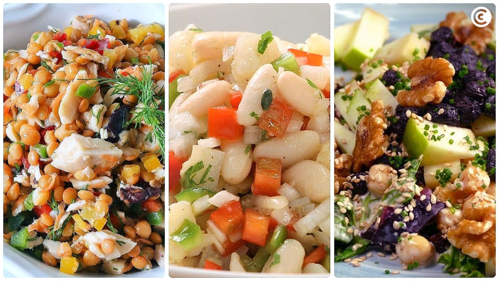 Ensaladas de legumbres