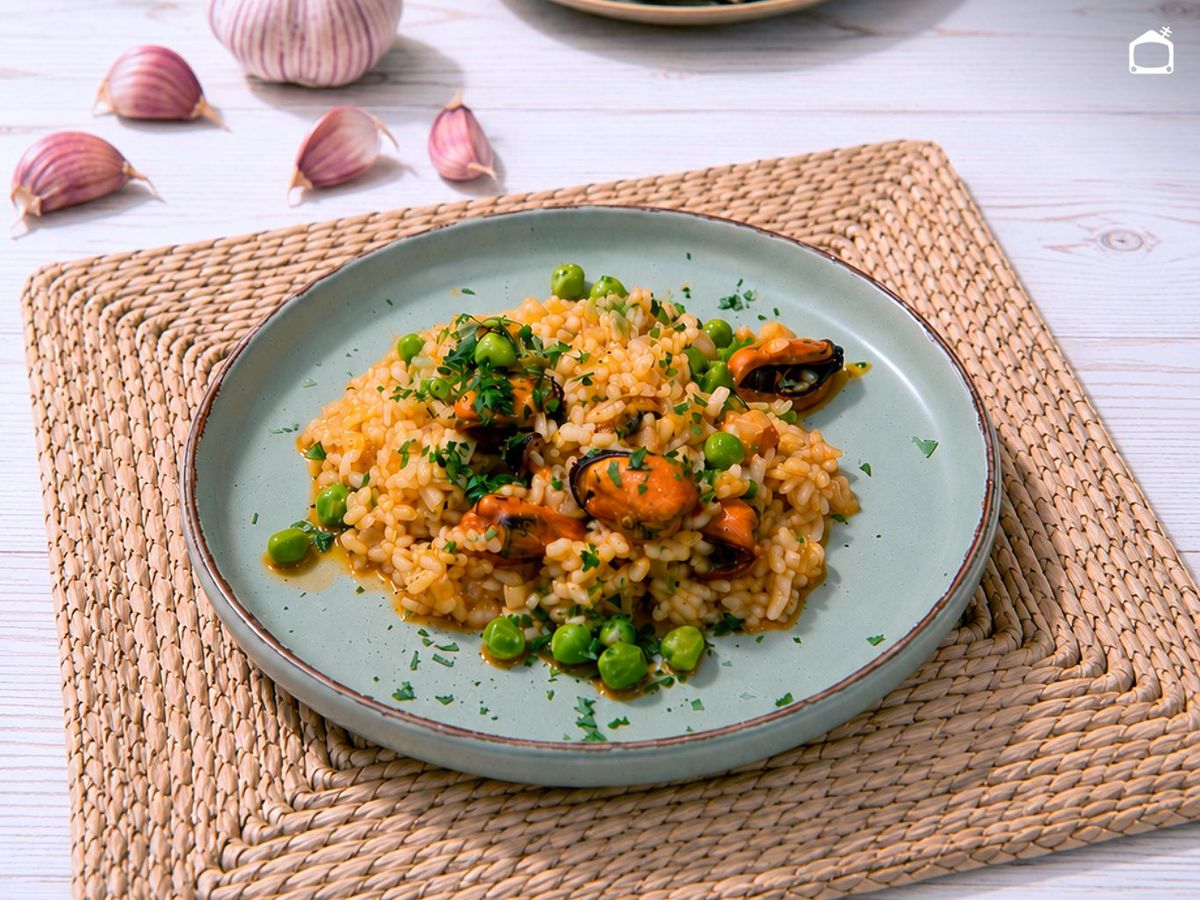 Arroz con mejillones