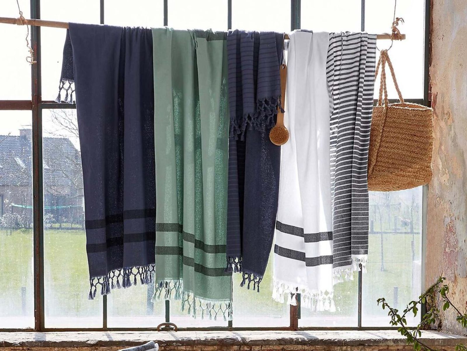 Fouta XL de algodón orgánico, Antalya