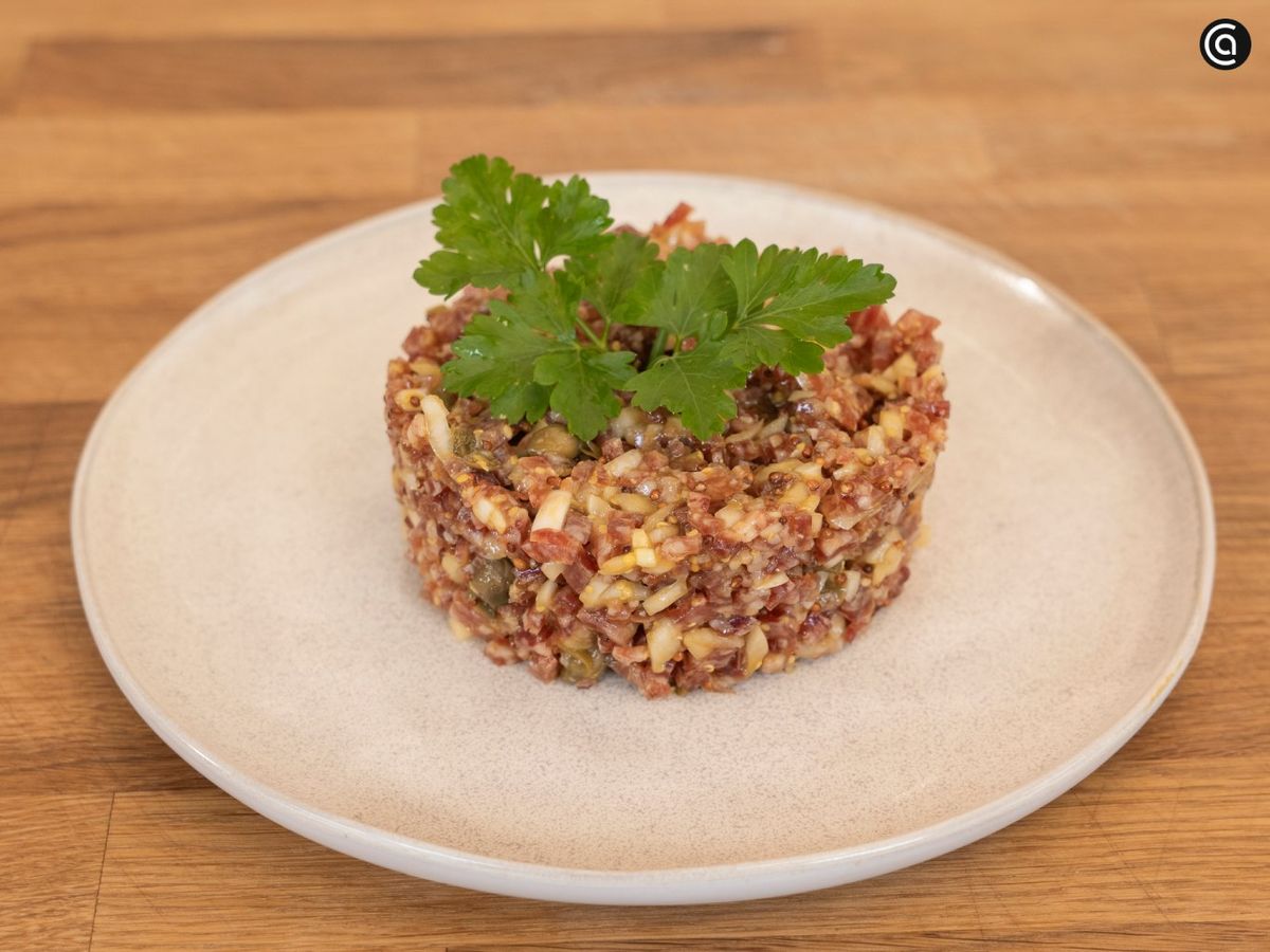 Tartar de fuet - paso 3