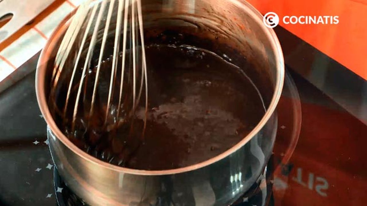 Receta de fudge de chocolate  paso 2