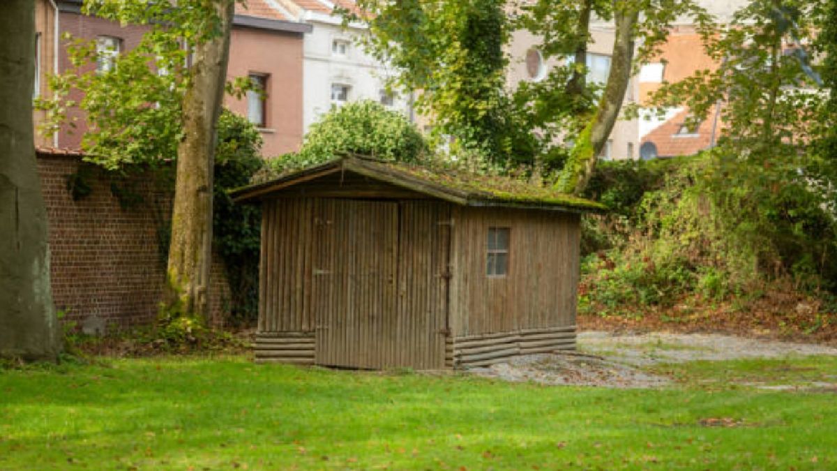Caseta de jardín de madera