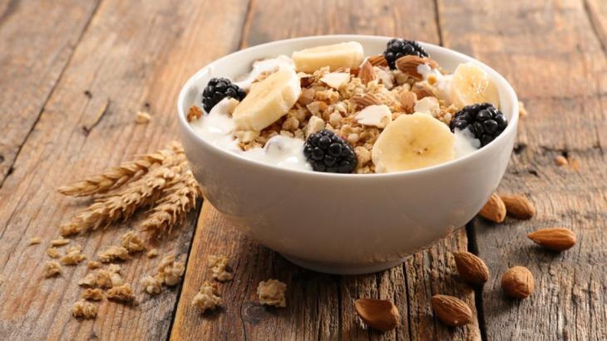 receta muesli platano