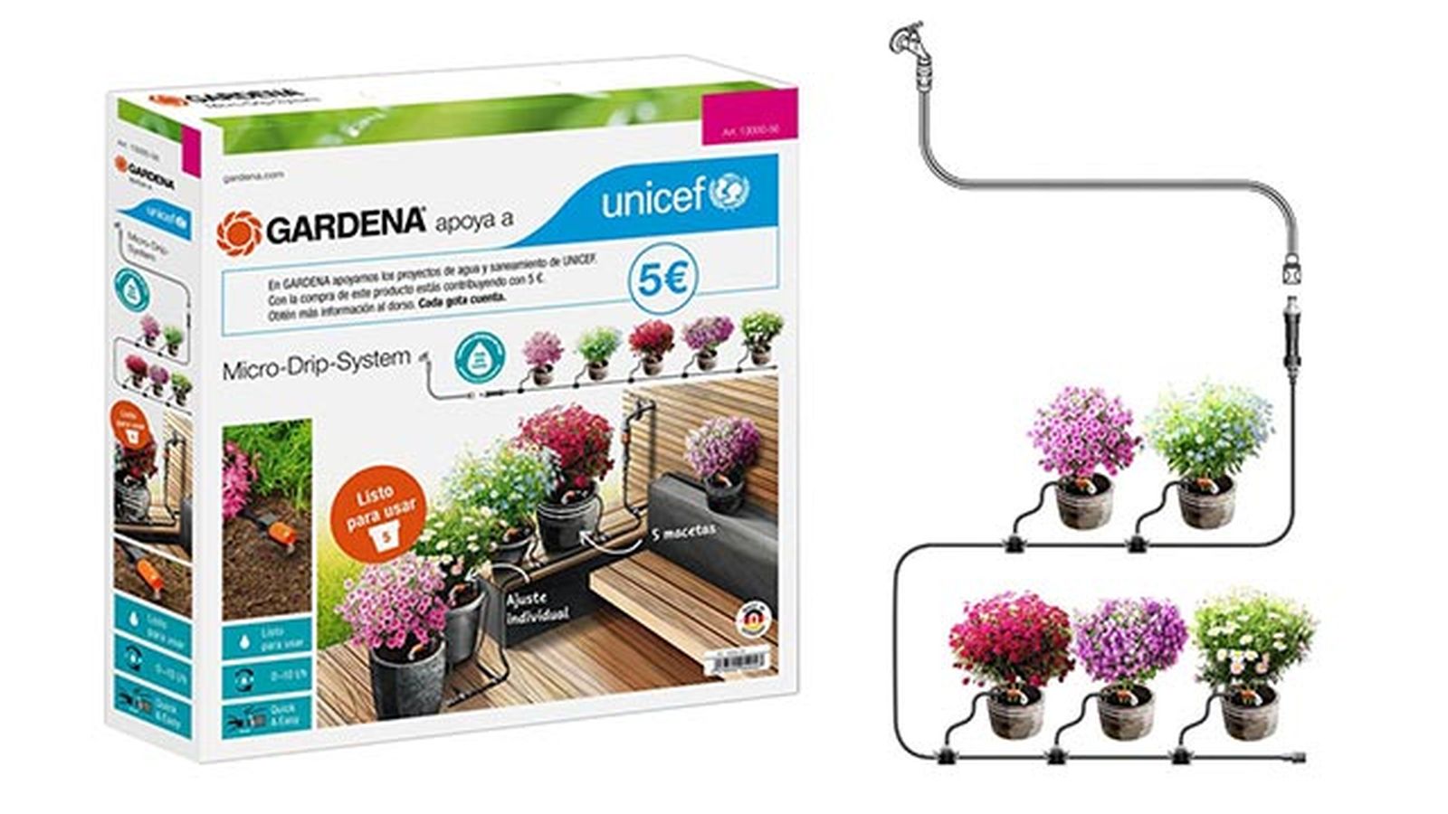 gradena micro drip system unicef