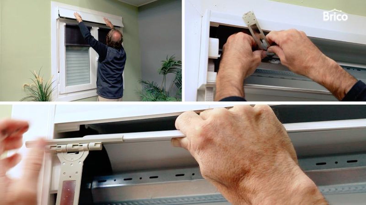 Primeros pasos para cambiar los tirantes de la persiana
