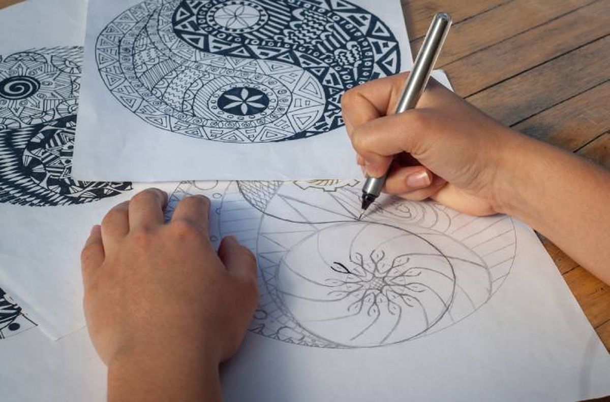 como dibujar mandala a mano