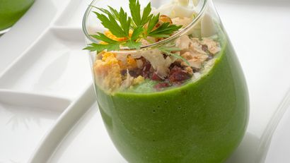 Batido de espinacas y aguacate, receta de Karlos Arguiñano