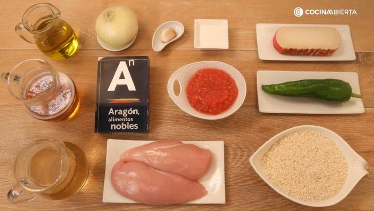 arroz cerveza pollo ingredientes