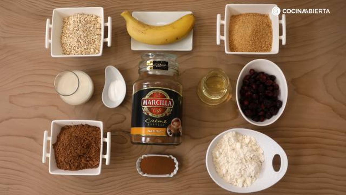 MARCILLA Muffins veganos chocolate cafe ingredientes
