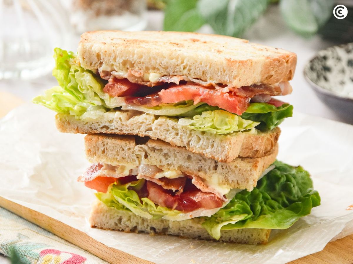 BLT sándwich de bacon