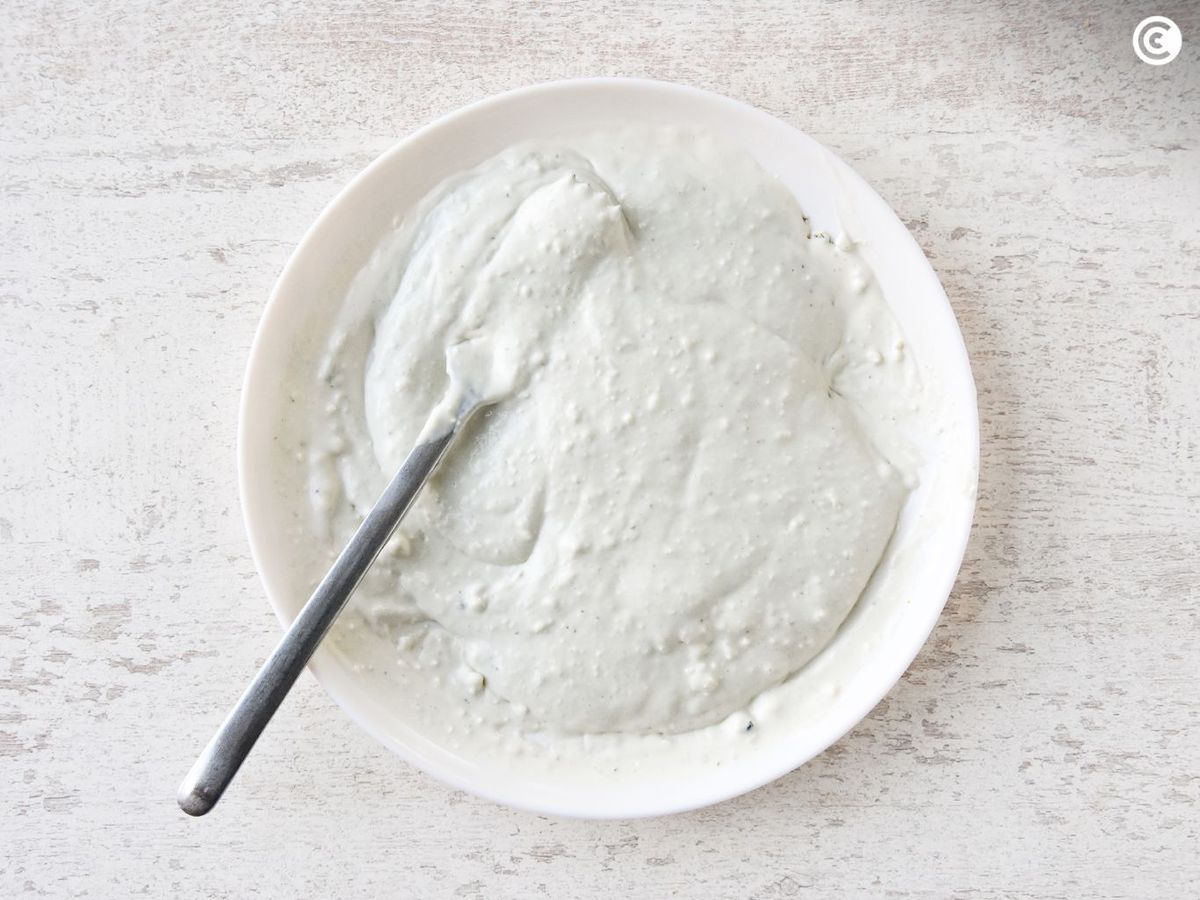 Salsa roquefort para rellenar las endivias