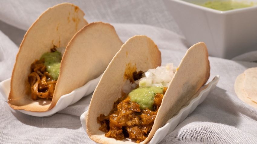 Tacos de cochinita pibil, receta mexicana de Joseba Arguiñano