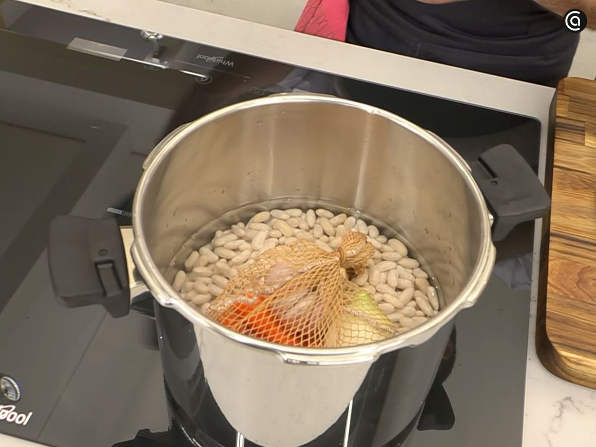 Alubias blancas con sus sacramentos - paso 1