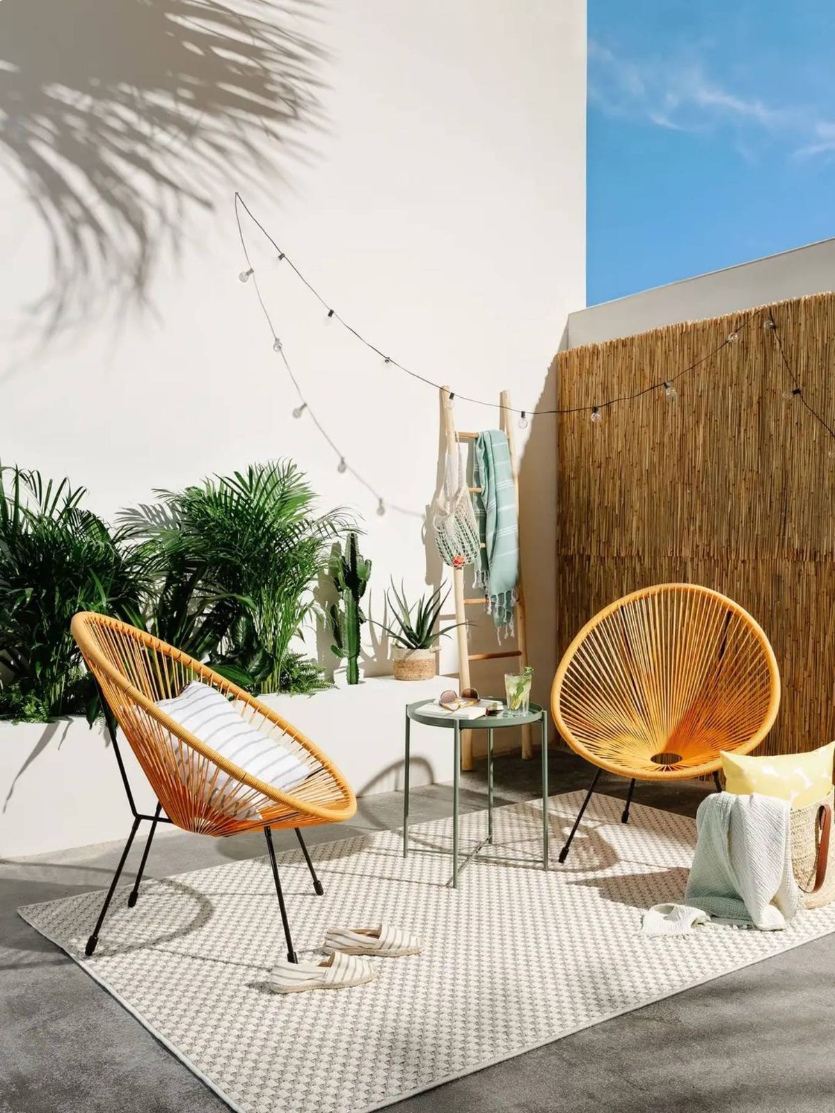 Terraza acogedora y relajante.