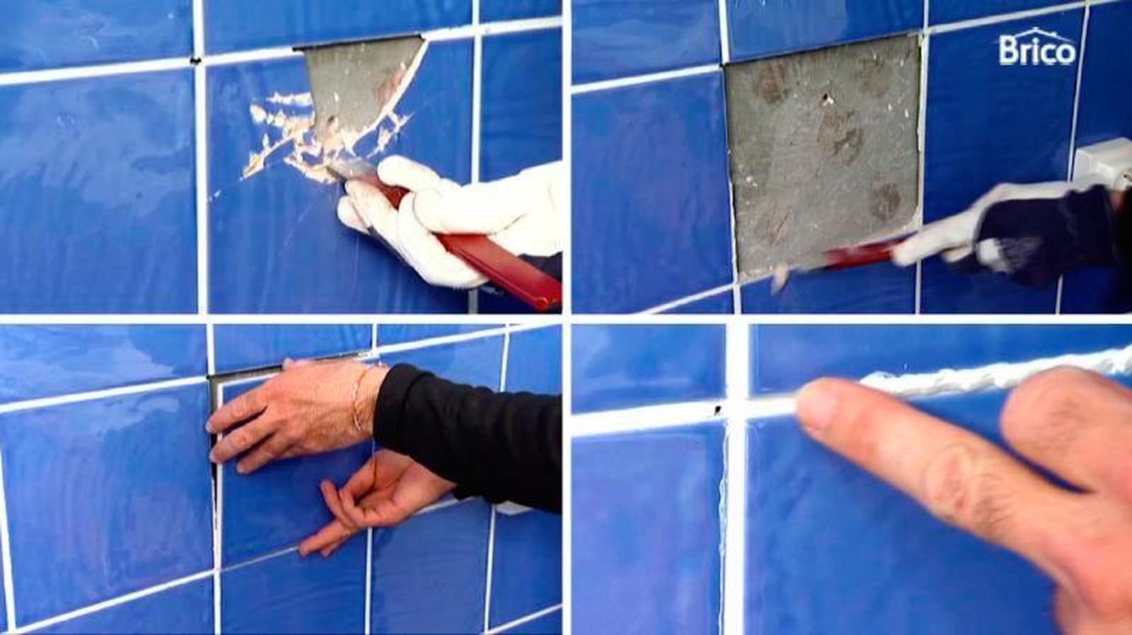 Pasos para cambiar una baldosa rota Pasos para cambiar una baldosa rota